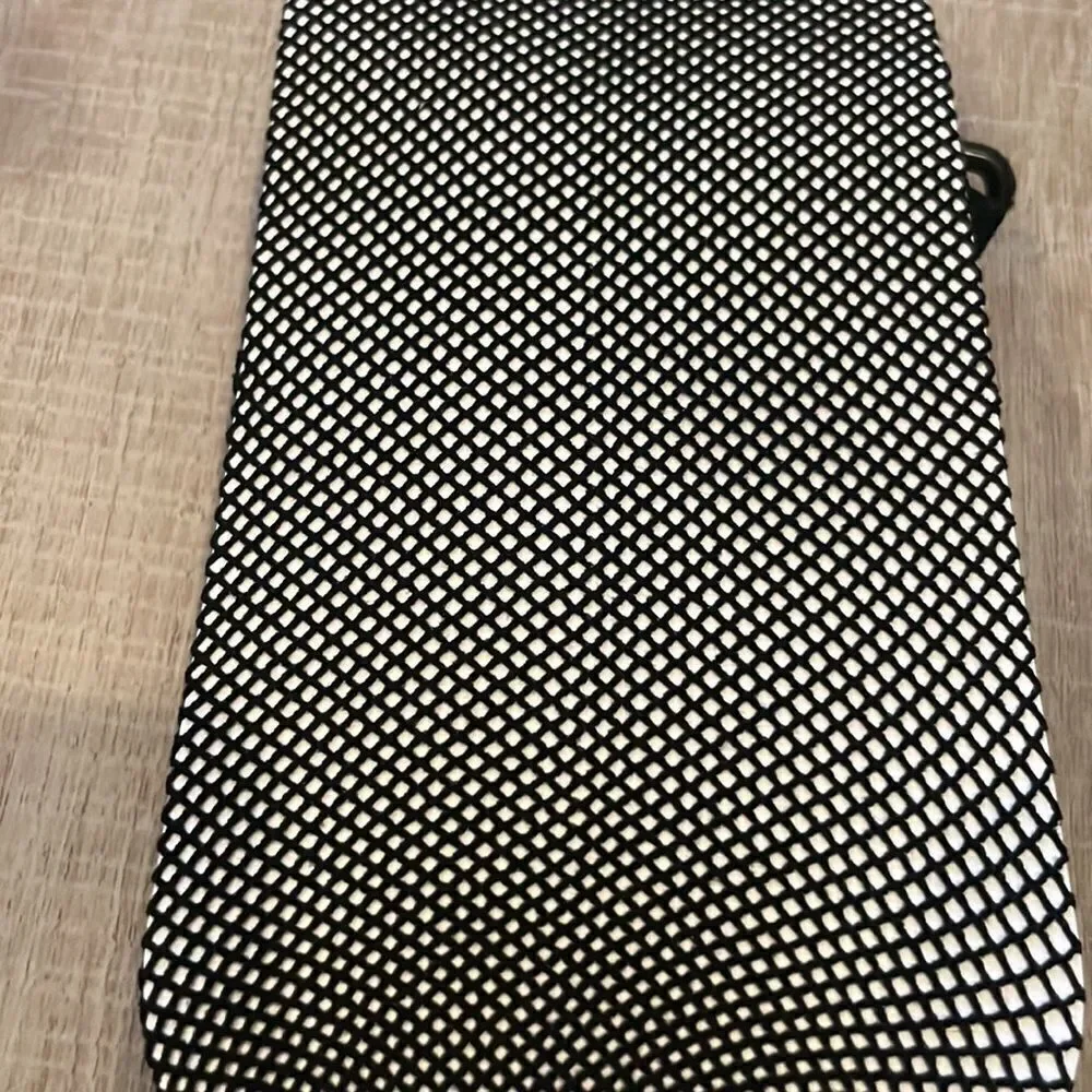 Anthropologie Black Fishnet Tights Medium